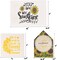 10-Pieces Sunflower Tiered Tray Decor Set - Farmhouse Home Gift